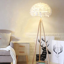 Load image into Gallery viewer, TRENDY FEATHER LIVING R00M LAMP
