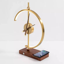 Load image into Gallery viewer, Clock Lamp With Wireless Charger
