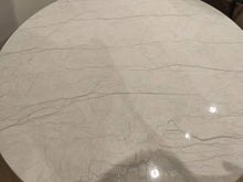 Load image into Gallery viewer, Marble with black base coffee table set
