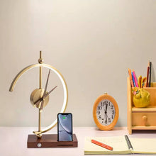 Load image into Gallery viewer, Clock Lamp With Wireless Charger
