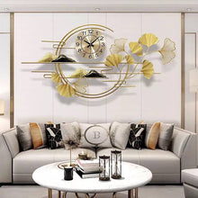 Load image into Gallery viewer, Creative Golden Metal Weld Cast Wall Clock
