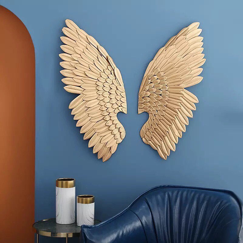 Iron wall wing art