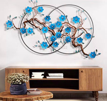 Load image into Gallery viewer, BLUE FLOWER WALL ART
