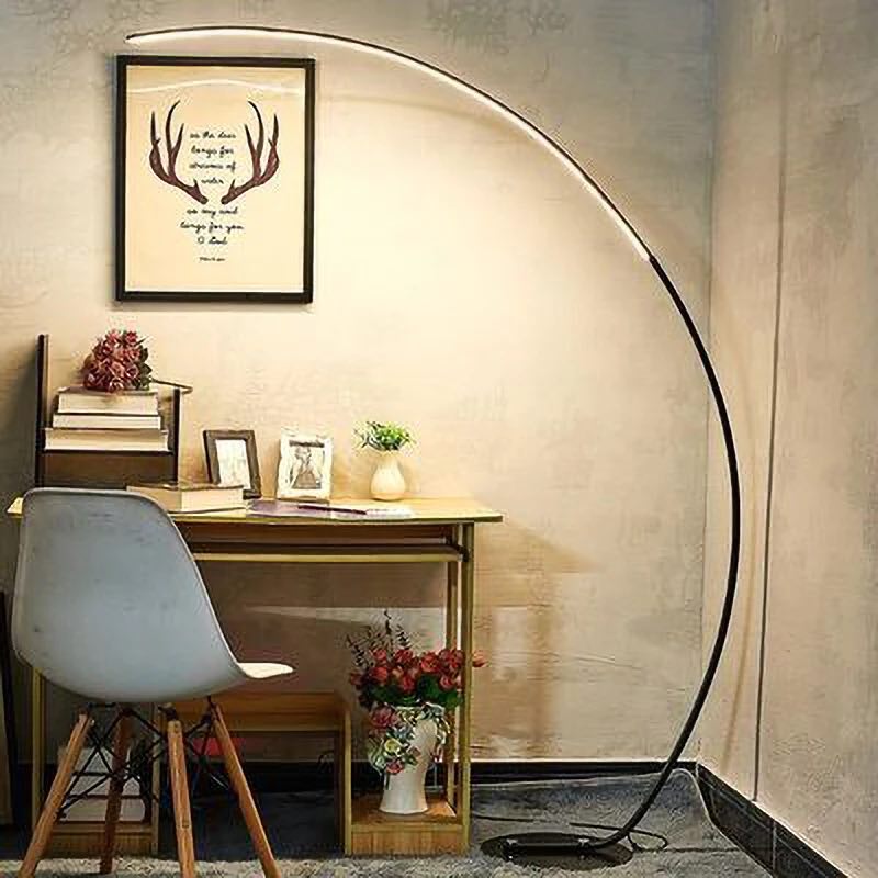 C shape floor lamp